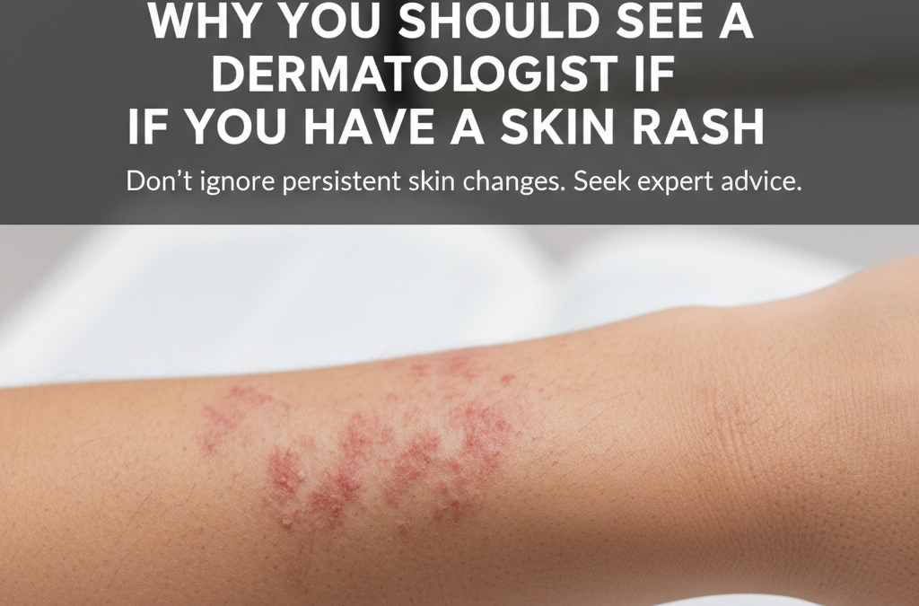 Why You Should See a Dermatologist if You Have a Skin Rash